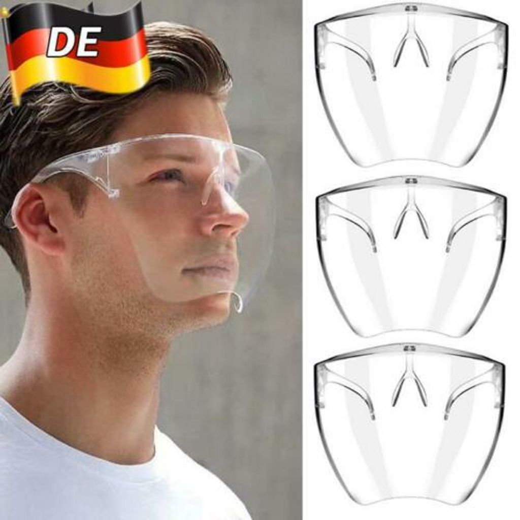 10x Gesichtsschutzschild Gesichtsschutz Schild Schutzschild Gesichtsvisier Maske 