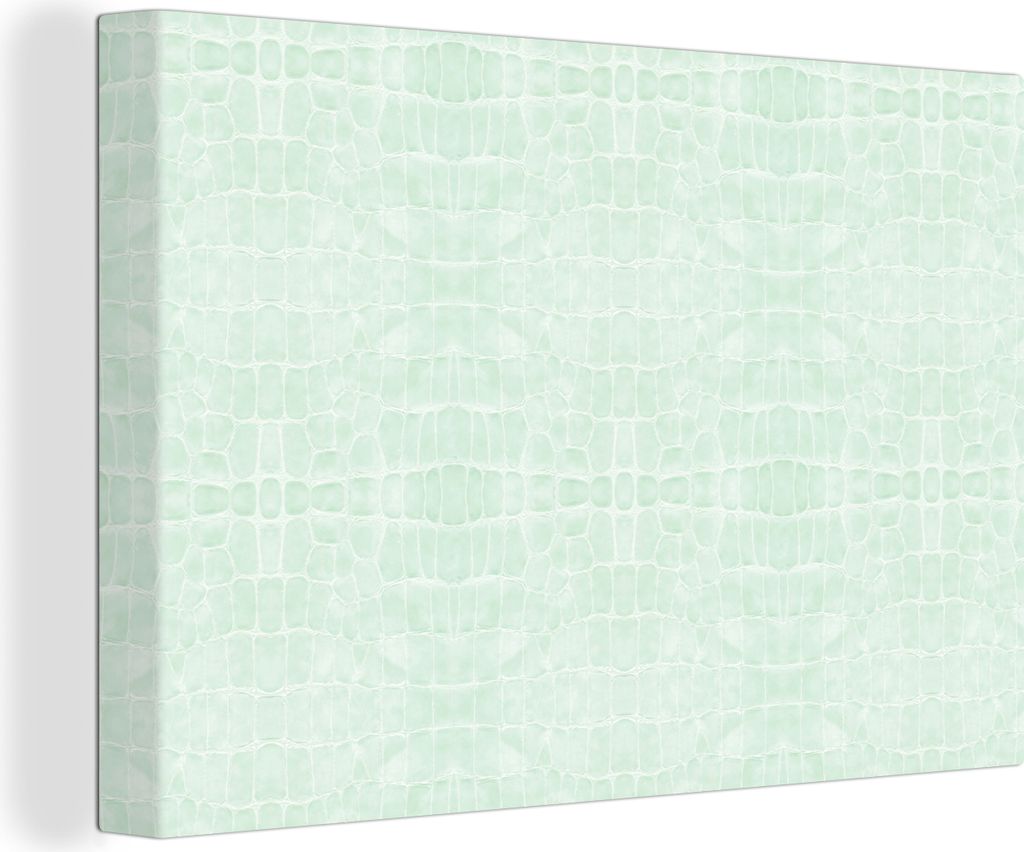 OneMillionCanvasses - Leinwandbilder - 140x90 cm, Leder - Textur - Tierhaut, Wandbilder Kunstdruck Wanddekoration - Foto auf Leinwand - Gemälde ...