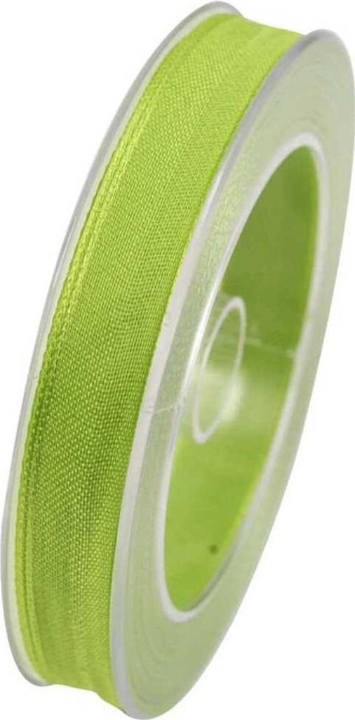 Webband, Schleifenband 15mm limone 20m Rolle (1m=0,35EUR) Goldina