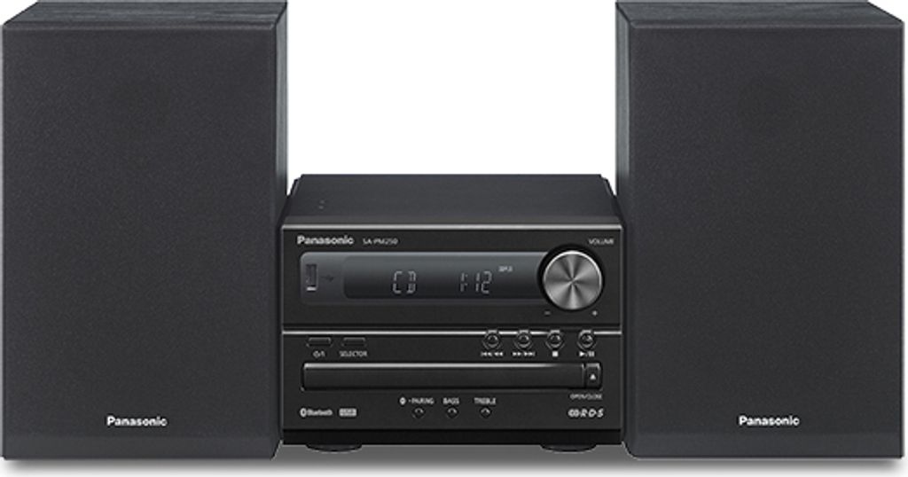 Panasonic SC-PM254EG-S, Heim-Audio-Mikrosystem, Silber, Produktbild 