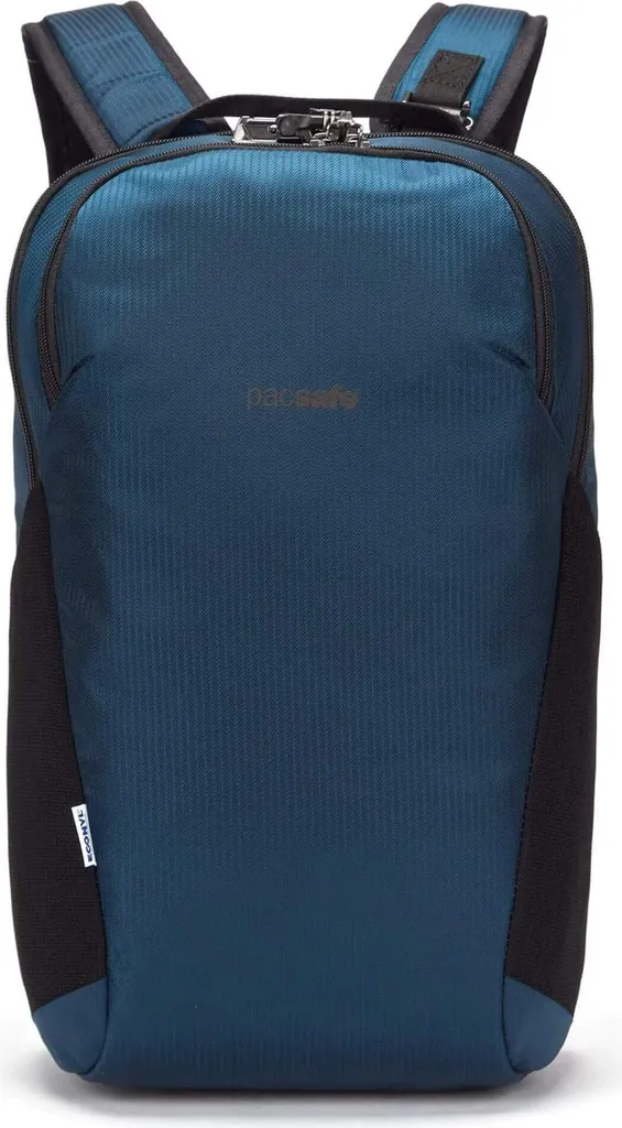 Sac à dos voyage et ville Pacsafe Vibe 20 Econyl bleu pour tablette