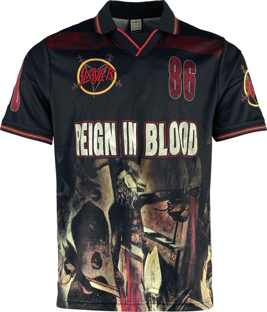 Slayer Trikot Herren Reign In Blood Rock FC schwarz L