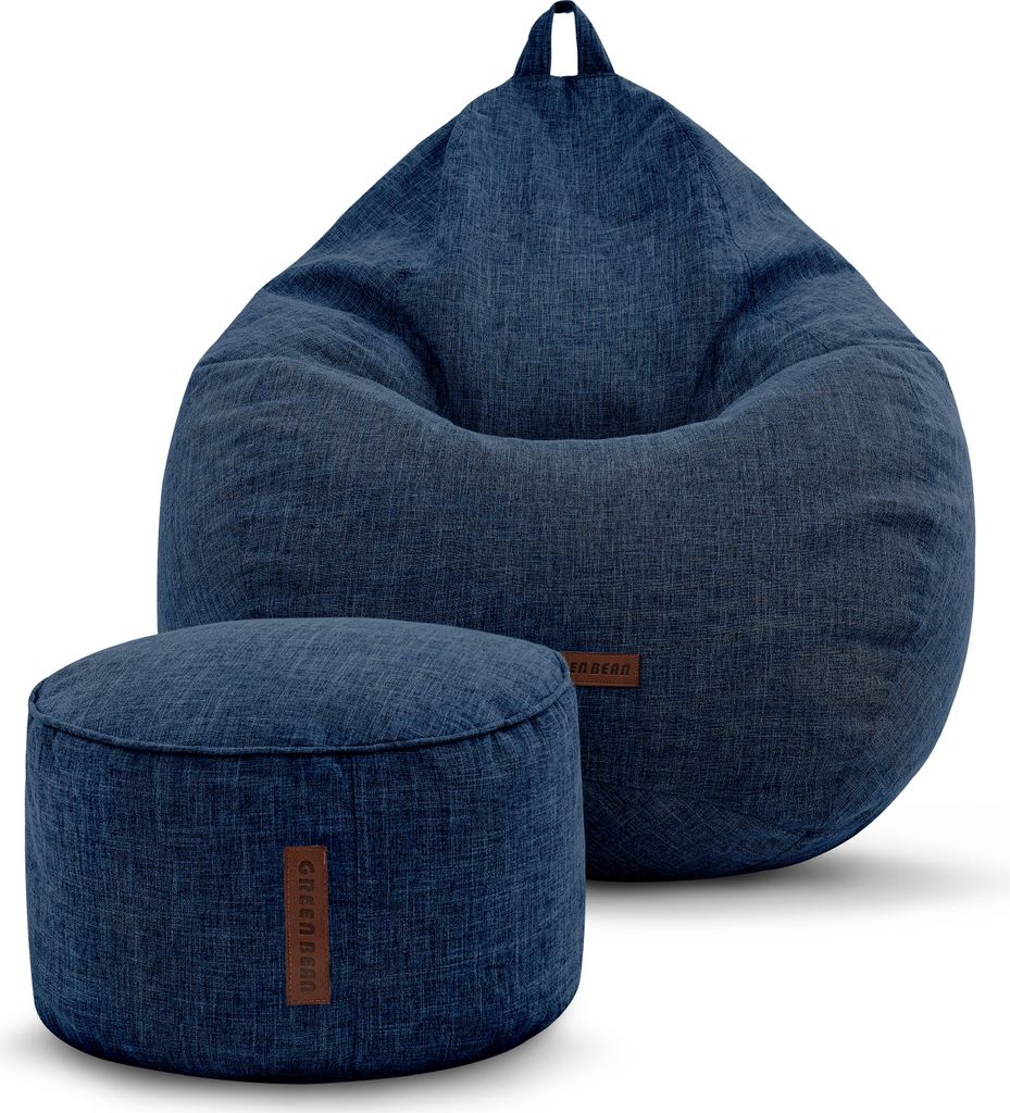 Green Bean® 2er Set Indoor XXL Sitzsack "Home Linen" + Produktbild 