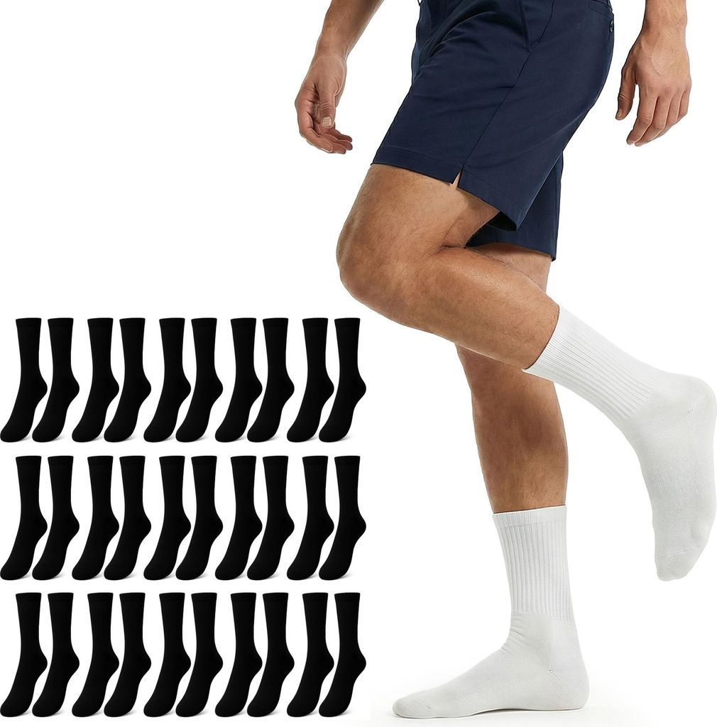 Herren Socken 15 Paar - Tennissocken & Sportsocken