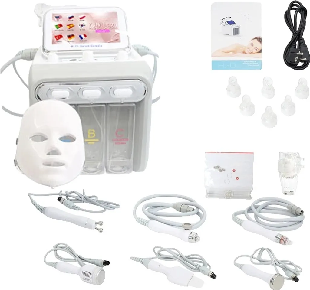 Machine Hydro Bio Lifting Visage 7 en 1 Ultrasons 1,1 MHz Écran 7" EU