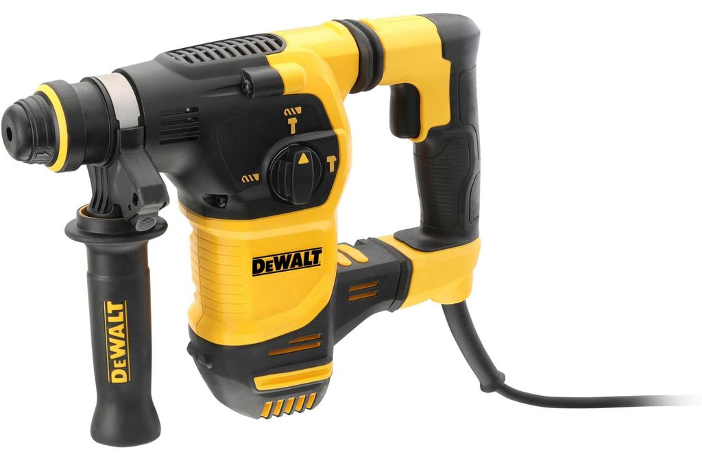 DeWALT D25333K-QS, SDS Plus, Czarny, Żółty, 3 cm, 1150 RPM, Zdjęcie produktu 