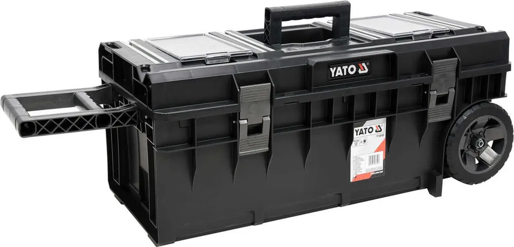 Mallette à outils 793mm mobile avec roues et grande capacité 98L - 8