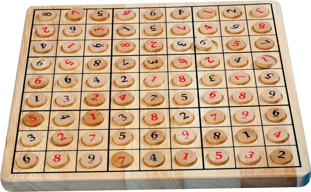 2GETHER Sudoku aus Holz Denkspiel Logikspiel Knobelspiel Produktbild 