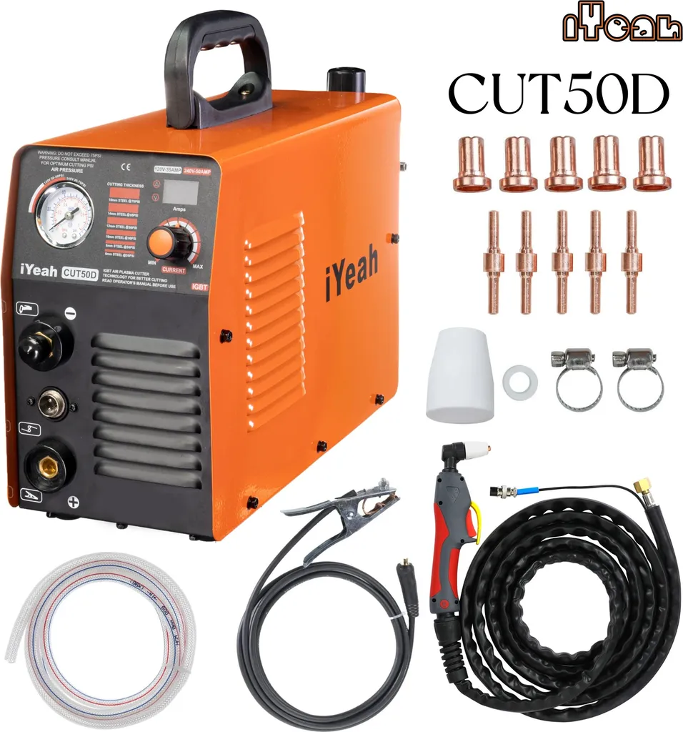 Poste de découpe plasma professionnel CUT50D portable 110-220V