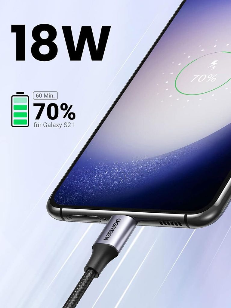 UGREEN USB-C To USB-A Cable Black 1M Produktbild 22