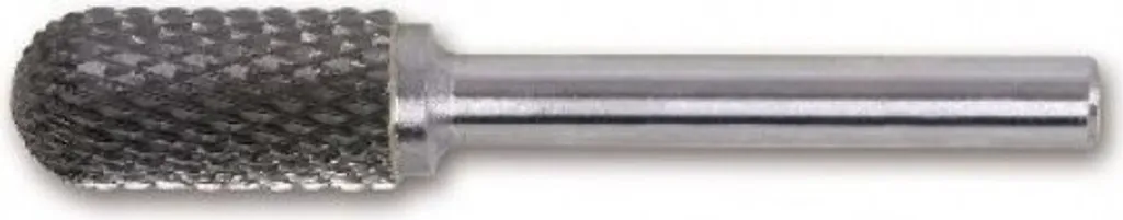 Fraise rotative en carbure cylindrique bout rond 16x25mm tige 6mm
