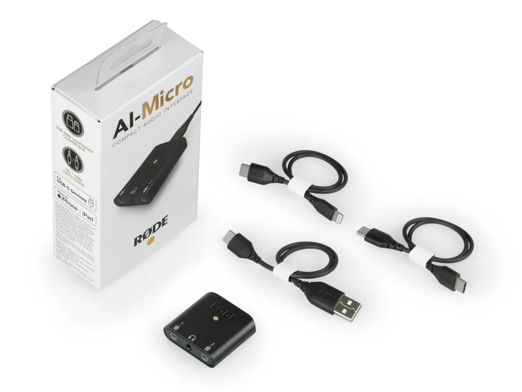 RØDE AI-Micro interface audio 24 bits bicanale noire ultra portable - 9