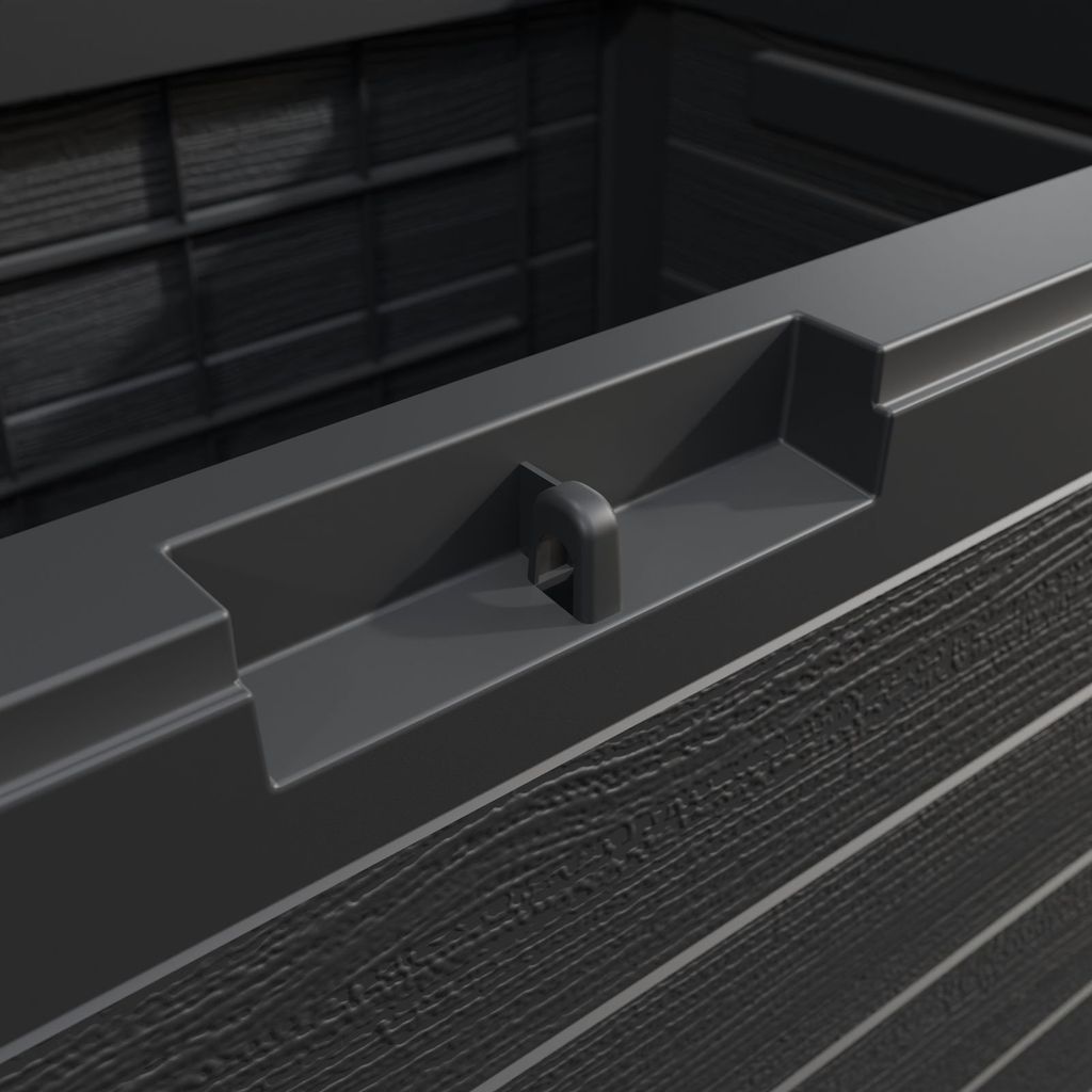 CASARIA® Gartenbox 190L UV-beständig Griffmulden Produktbild 3