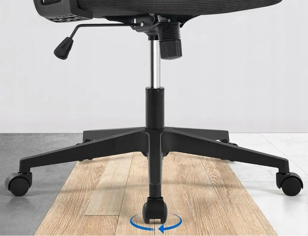 Poltrona Ufficio 592717 Nera: Ergonomia e Design per Smart Working - 4