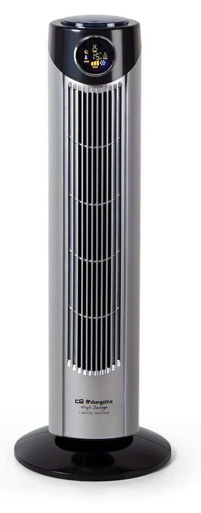 Orbegozo TWM 1010, Haushaltsturmventilator, Schwarz, Grau, Produktbild 