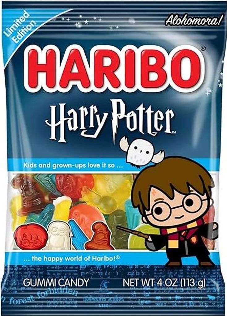 Haribo Harry Potter ovocné žuvačky s magickým nádychom 160g Obrázok produktu 