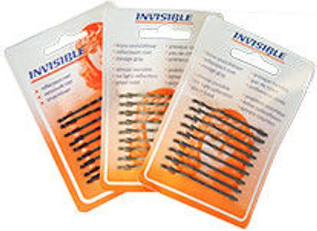 Forcine per capelli nere lunghe invisibili - Kit 8 pz alta tenuta