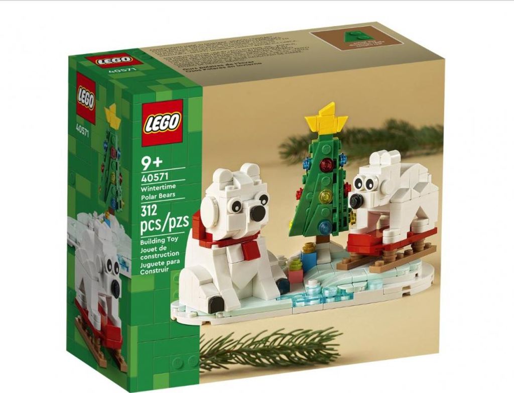 40571 Eisbären im Winter, Konstruktionsspielzeug Produktbild 