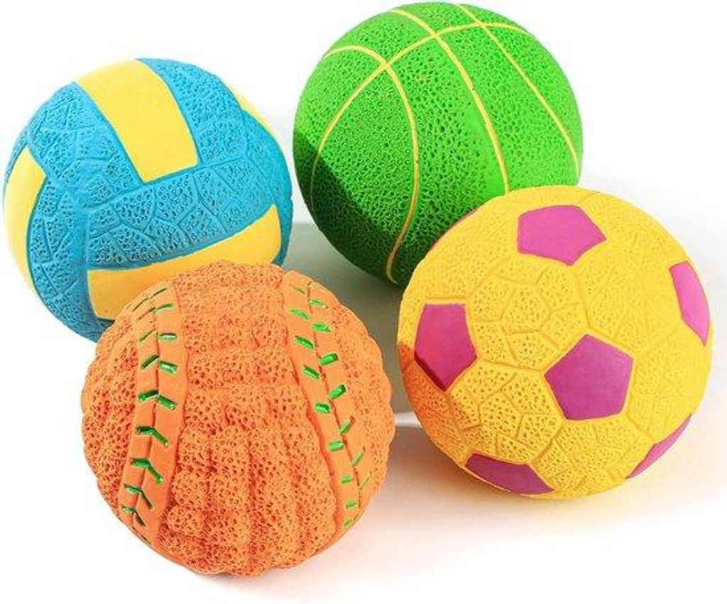 Interaktives Latex-Hundeball 24 Zoll weich