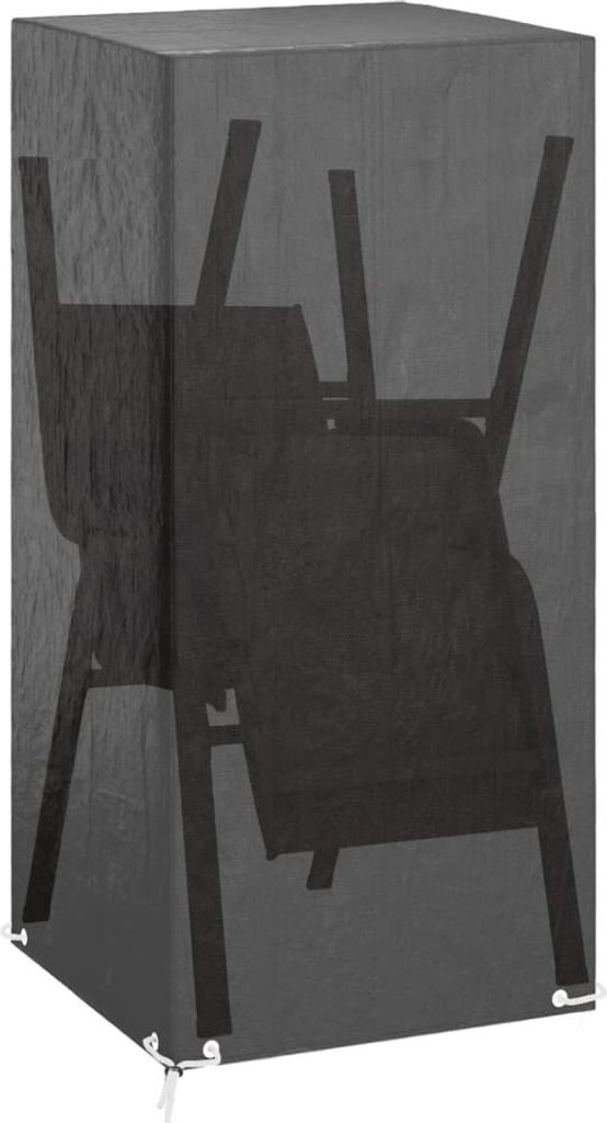 Copertura per sedia da giardino 8 occhielli 75x70x140 cm Immagine del prodotto 