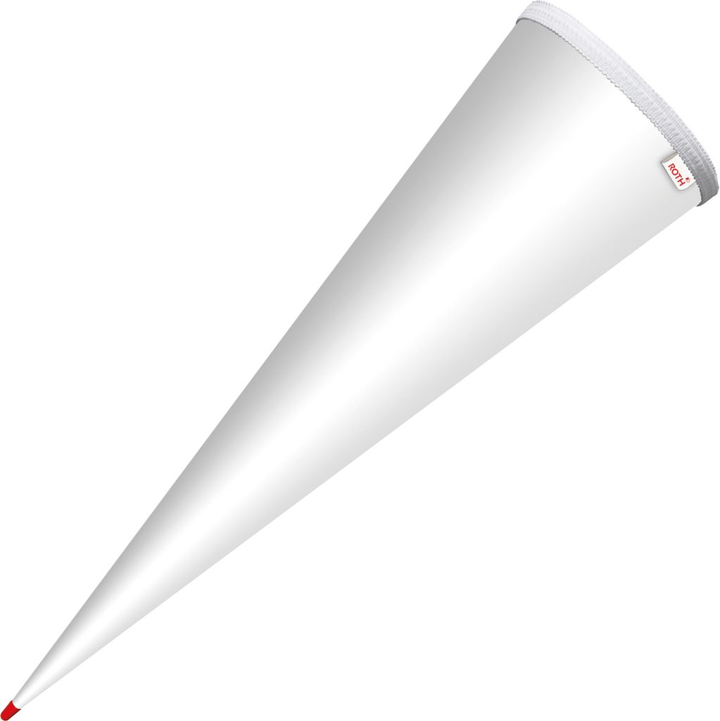 ROTH 667011 ROTH Schultüten-Rohling, rund, 700 mm, weiß Immagine del prodotto 