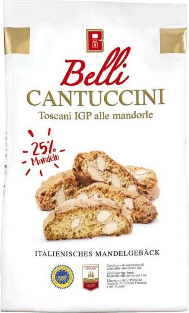 Belli Cantuccini alla Mandorla Toskanisches Mandelgebäck Produktbild 