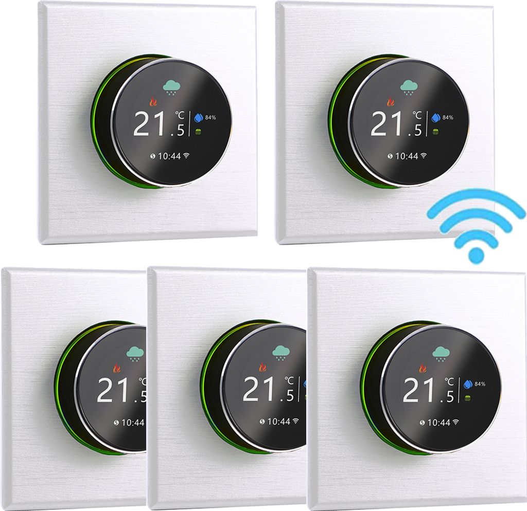 5X WiFi termostat, digitálny LCD izbový termostat, Obrázok produktu 