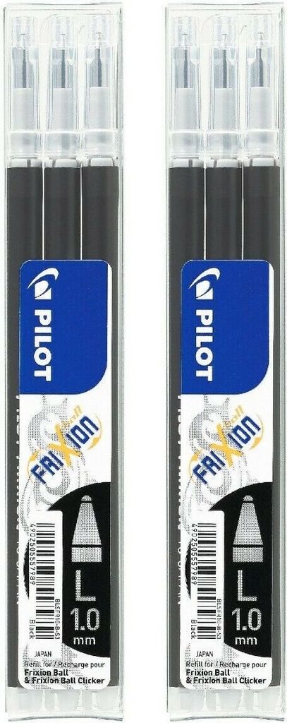 Frixion Mine 1.0 - 6er-Set schwarz