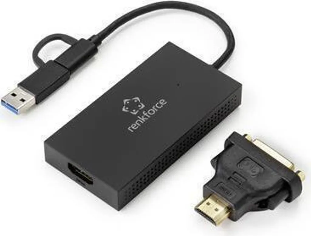 Solution Multi-Écrans pour Bureau : Carte Graphique Renkforce 6 Ports