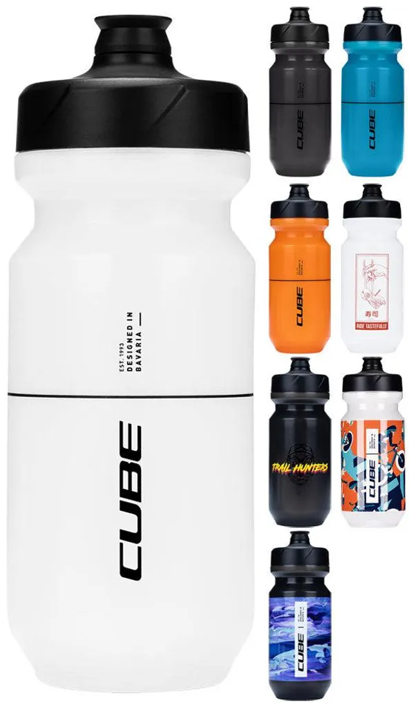 Cube Flow 500ml Bouteille d'eau bleue - Gourde Bleu One Size compacte