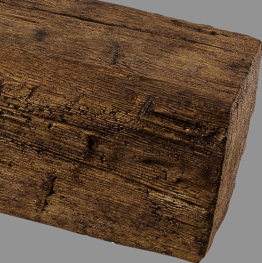 HOMESTAR Deckenbalken Eiche dunkel, Holz Imitat, 20 x 13 cm, Länge 2m