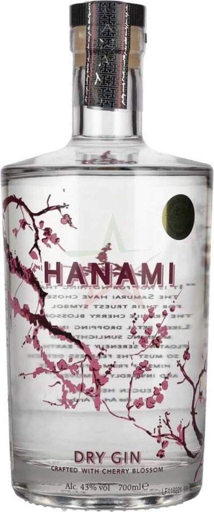 Hanami Dry Gin 43,00 % 0,70 Liter