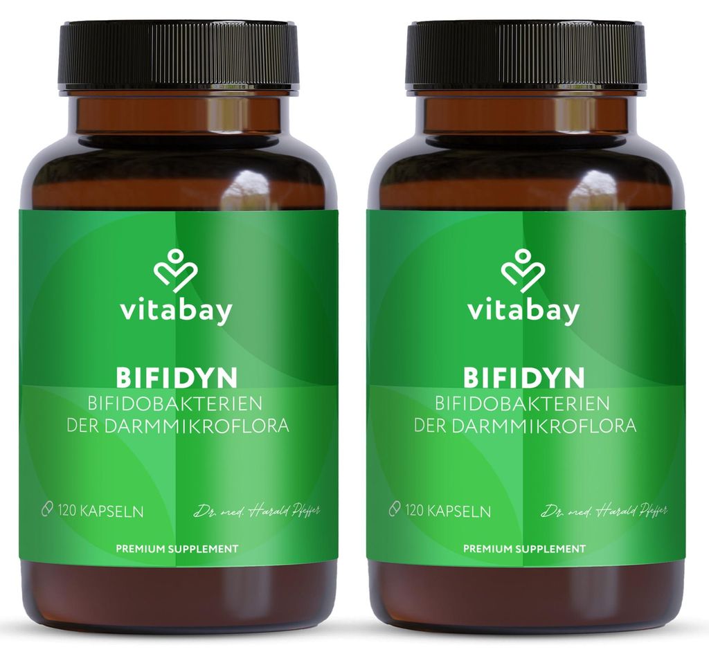 Vitabay Bifidyn – Bifidobakterien-Kulturen – 240 vegane Produktbild 