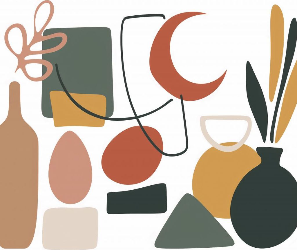 Plakat 90x90cm Befreite Formen