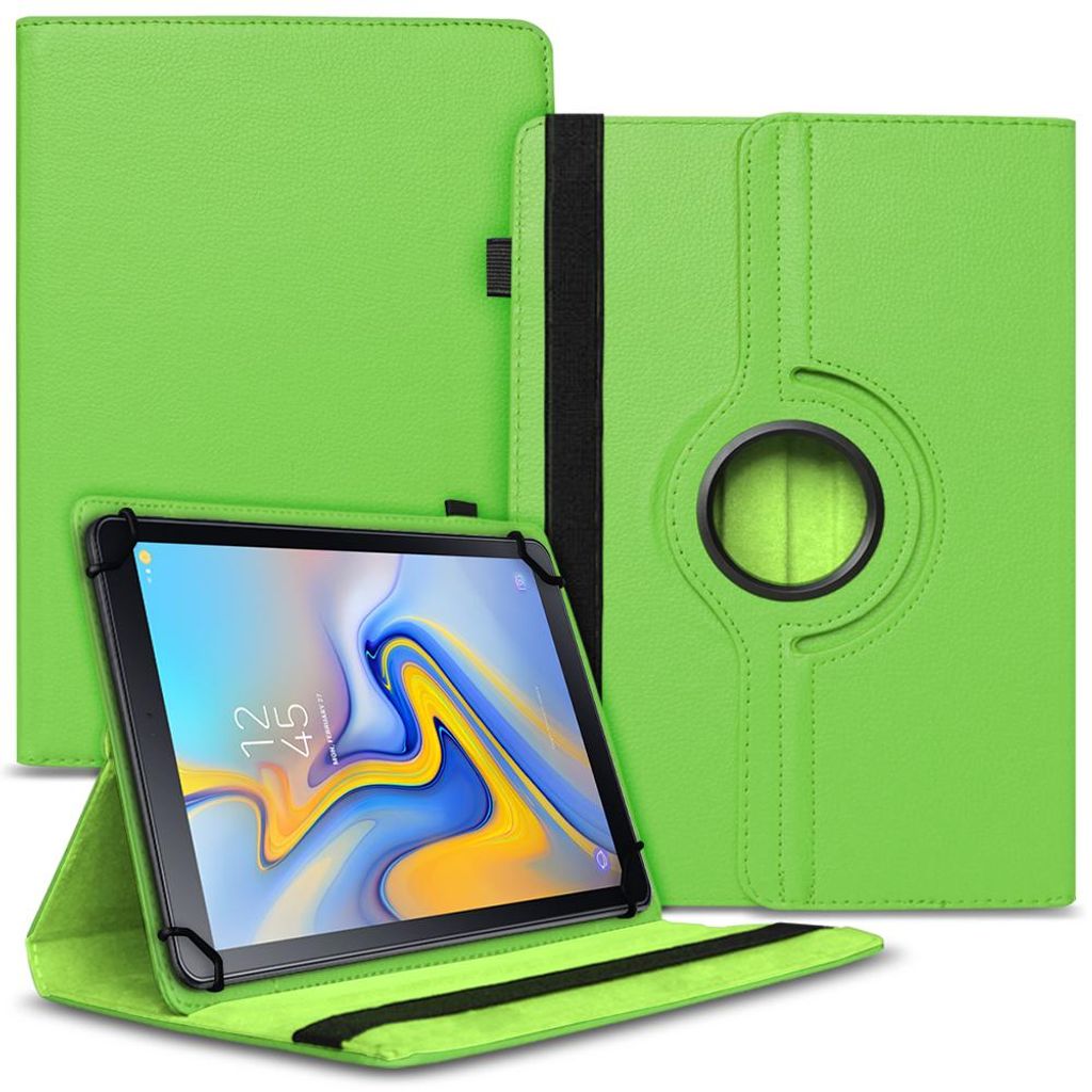 Tablet Hülle für Samsung Galaxy Tab A 10.5 Tasche Schutzhülle Case Cover DrehbarFarben:Grün