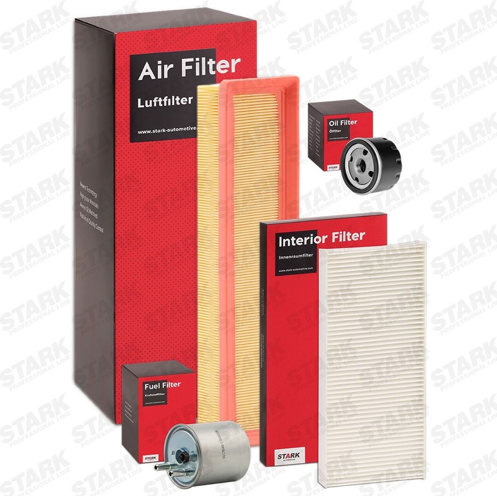 STARK Filterset Inspektionspaket Filtersatz für RENAULT TWINGO II (CN0)