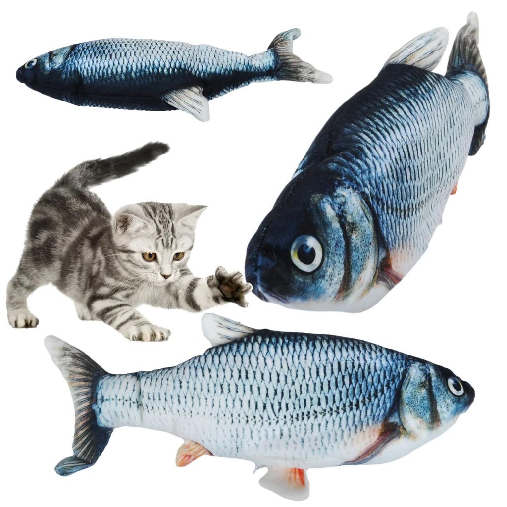Katzenspielzeug Interaktive Fisch Spielzeug Beweglicher Produktbild 