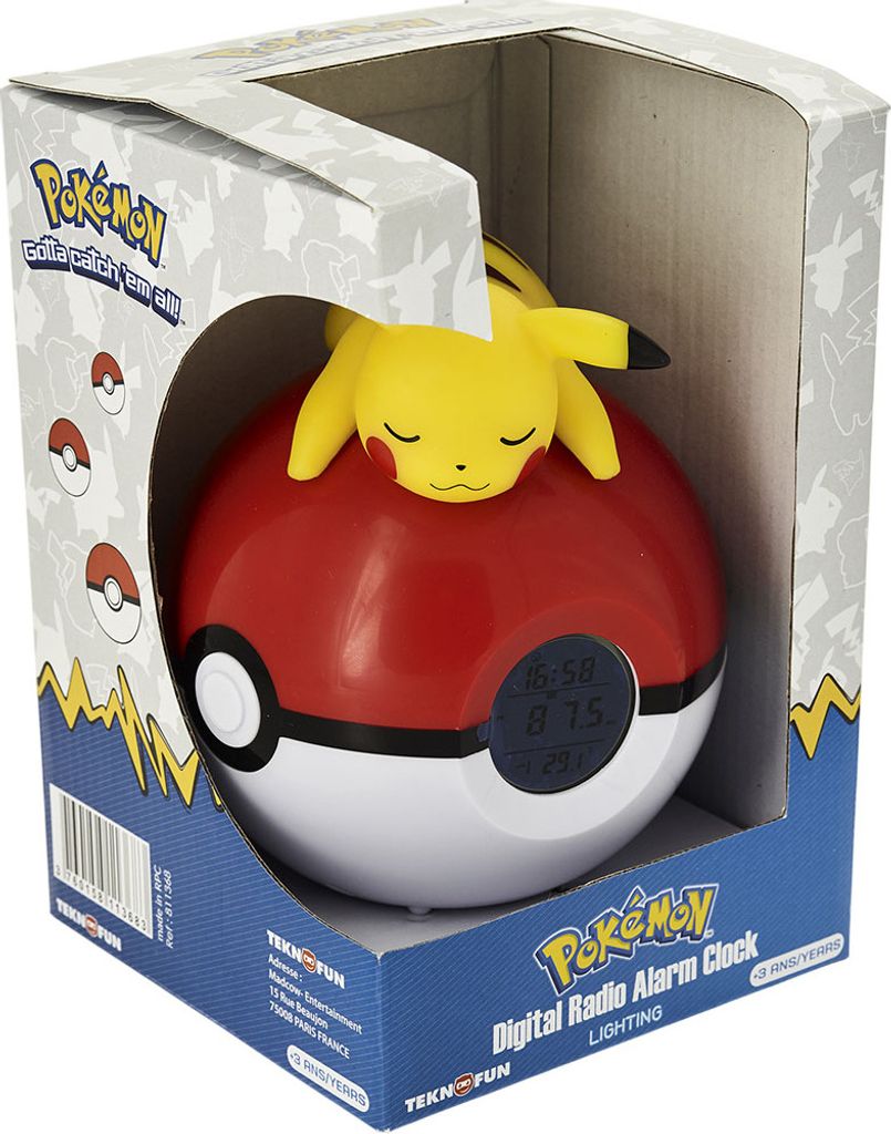 Teknofun Pokémon - svietiaci rádiobudík Pikachu Obrázok produktu 8