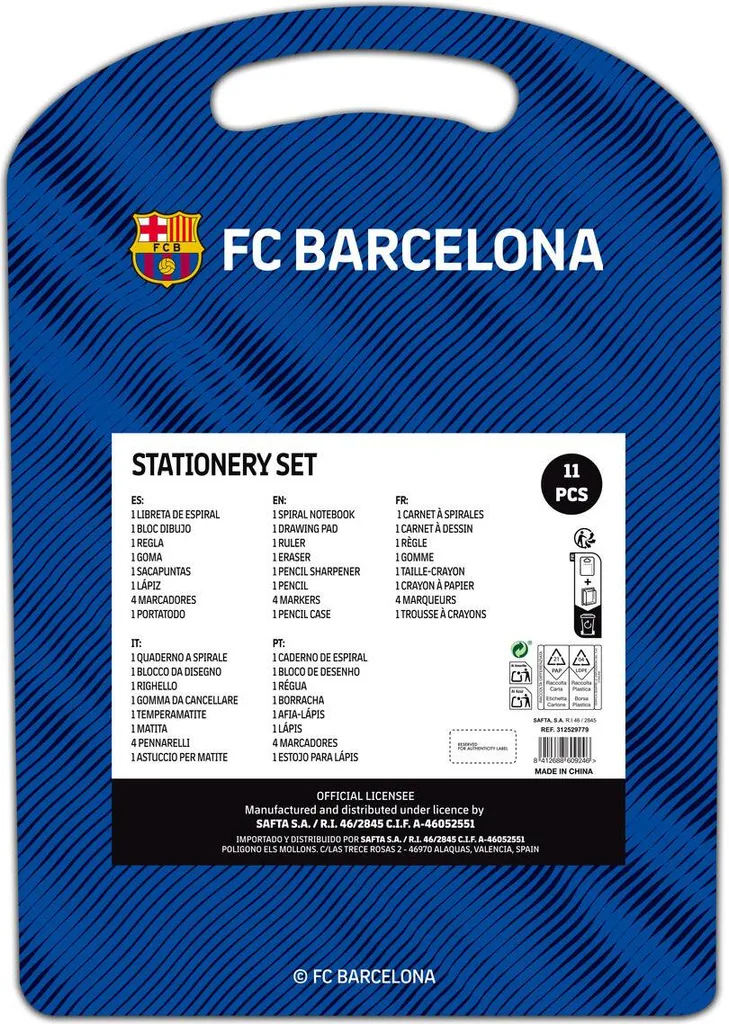 Portemines F.C. Barcelona Bleu Bordeaux