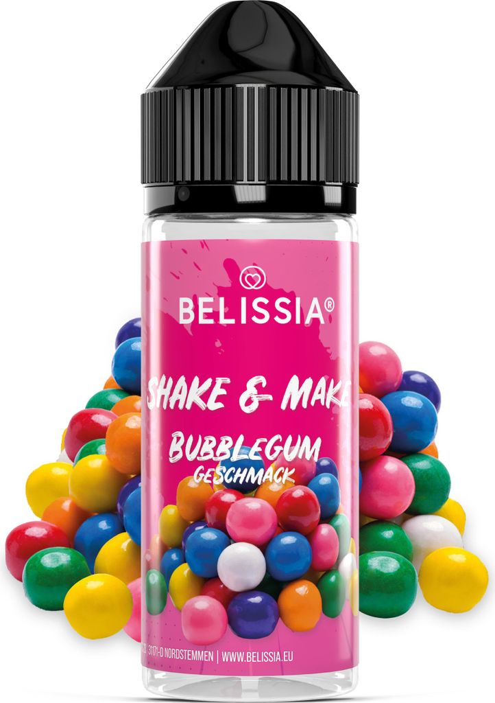 Belissia Shake and Make Bubblegum - 10ml hochdosiertes Produktbild 