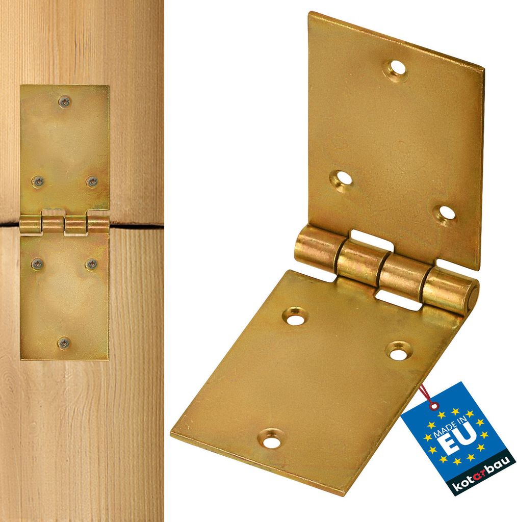 KOTARBAU® Kistenband 150 x 50 mm Scharnier Gerollte Produktbild 