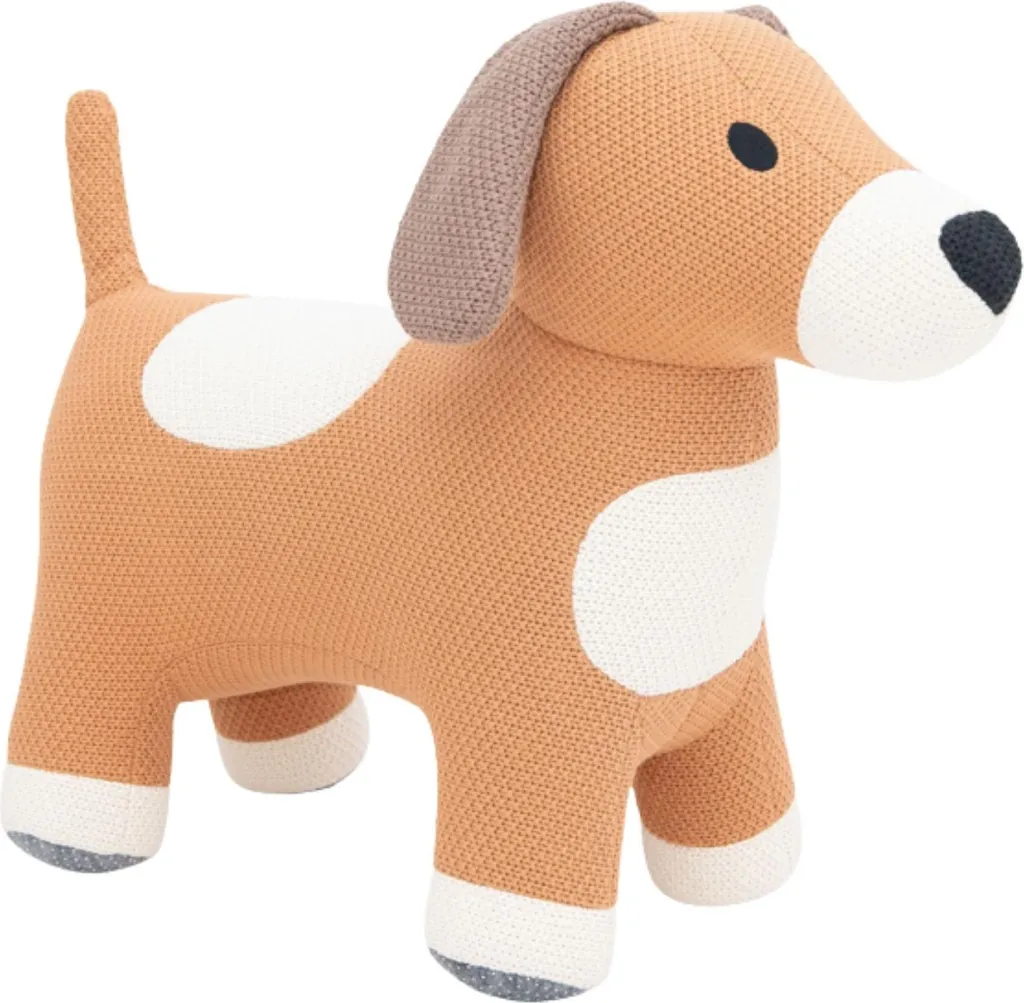 Fauteuil peluche chien géant Crochetts pour enfant - Siège confort