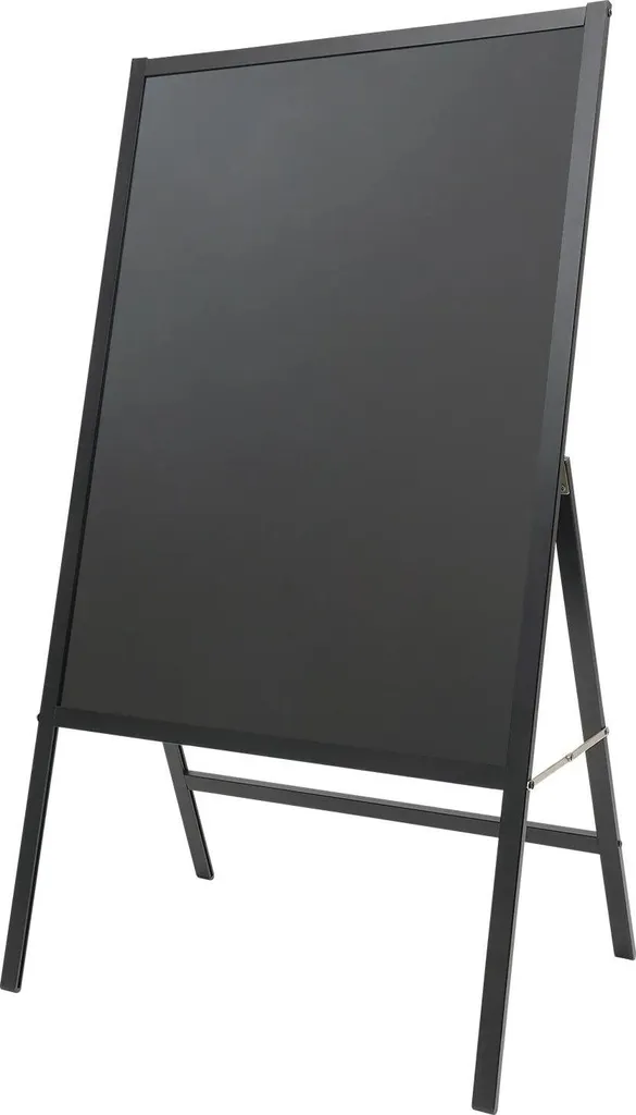 Ardoise lumineuse LED pour restaurant et bar, format 60x80 cm avec pied