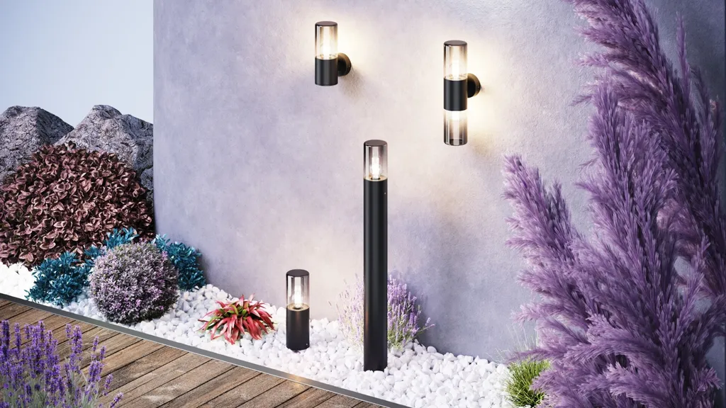 Candélabre Extérieur Design Graphite 80cm Amas Maytoni E27 60W - 10