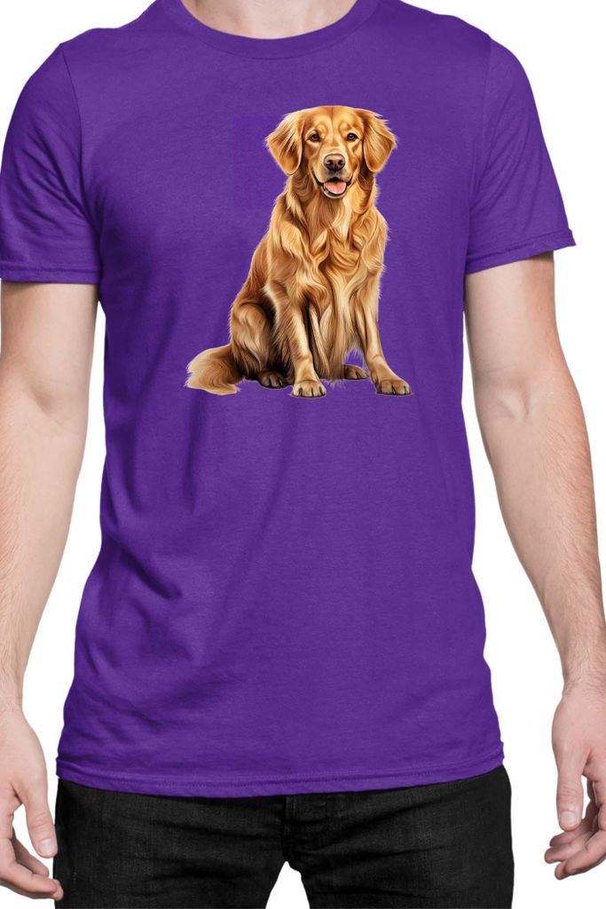 Herren T-Shirt Dogs Breeds Great Dane Dog Breed 005, Man 2XL / Lila
