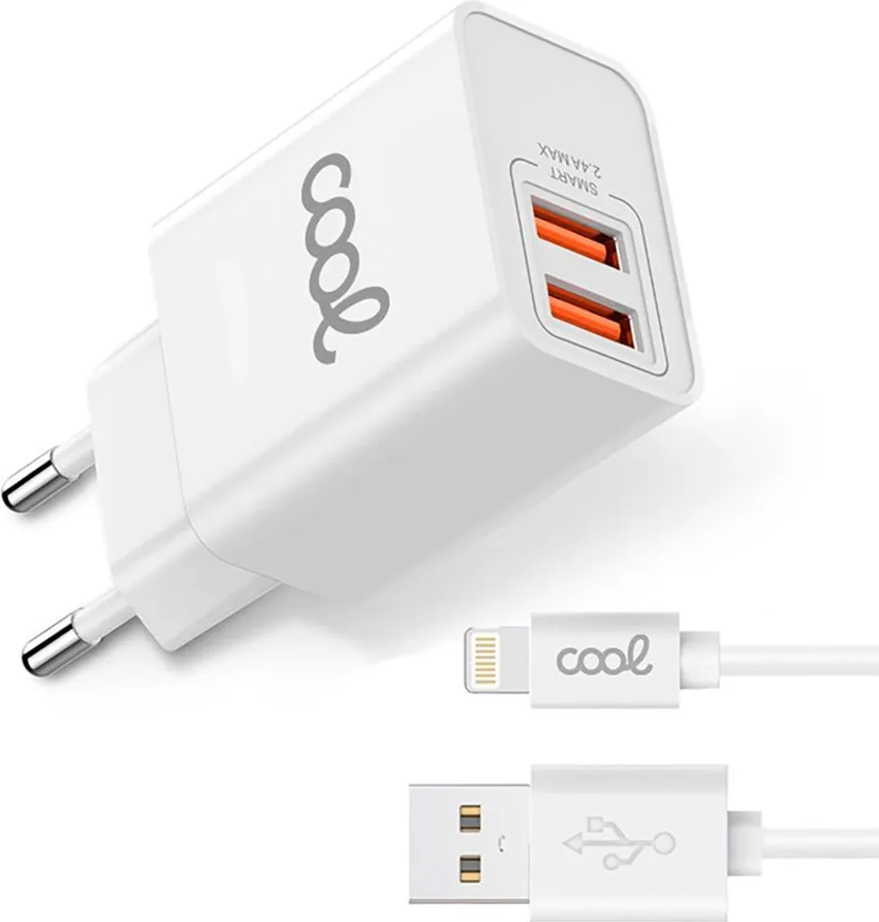 Kit Caricabatterie iPhone USB-C Trasparente 1.2M Ricarica Rapida PD