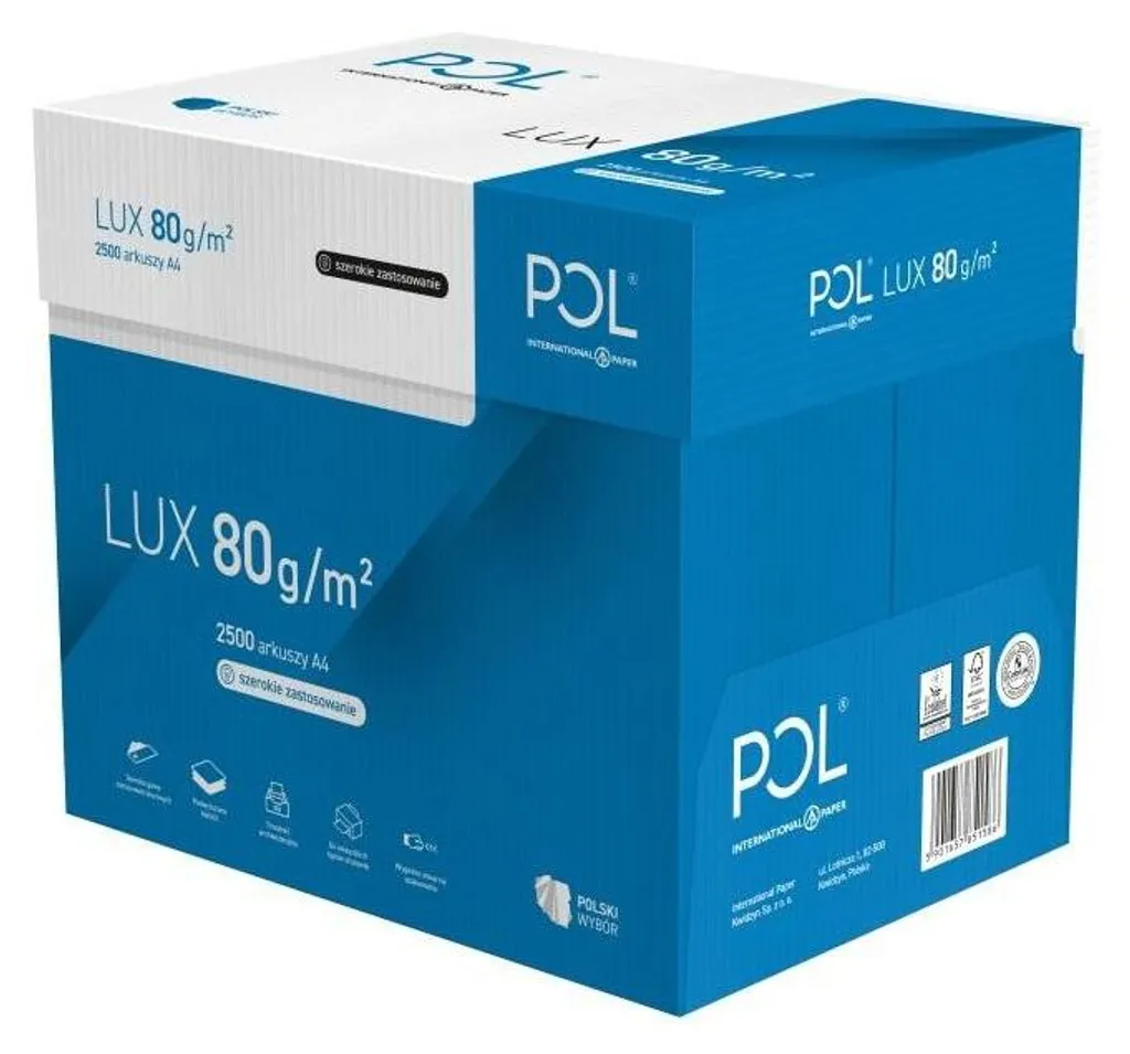 Papier A4 Pollux 80g idéal pour impression gros volume en carton de 5