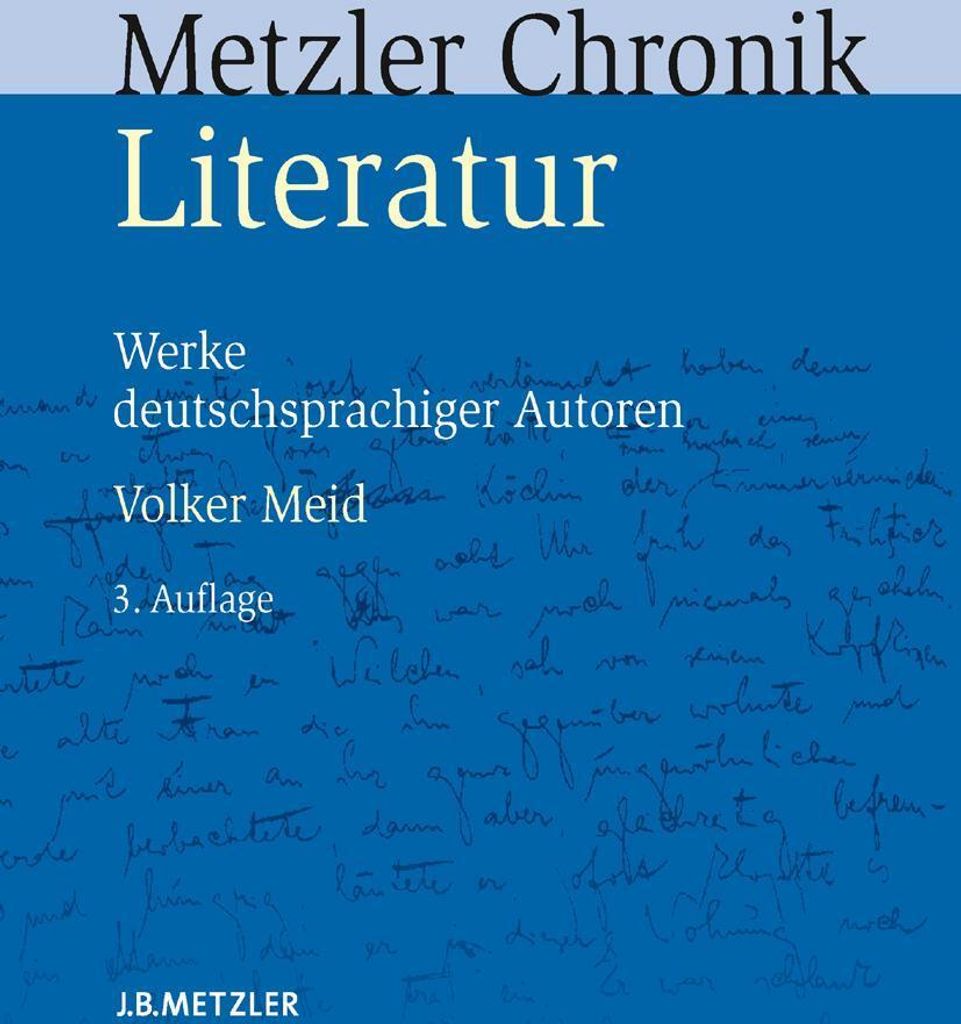 Metzler Literatur Chronik