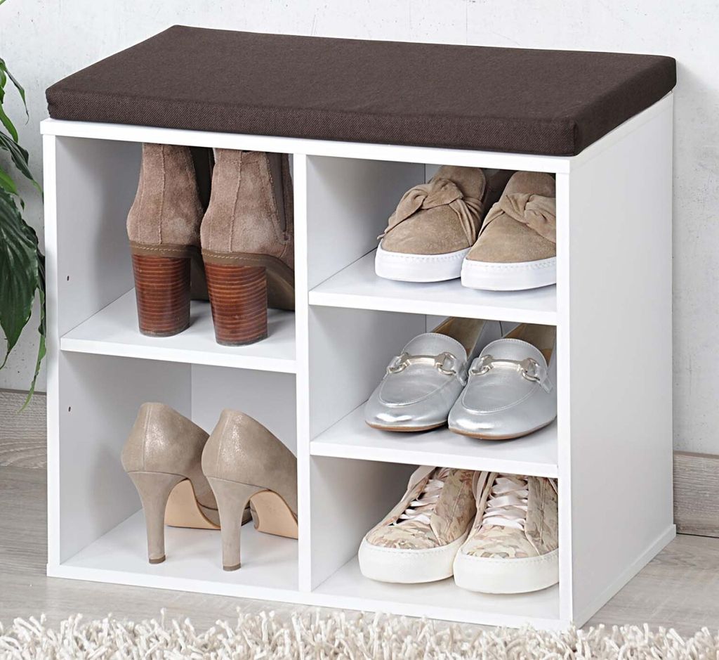 Kesper Schuhschrank mit Sitzkissen, 51,5 x 48 x 29,5 cm, 1 Produktbild 11