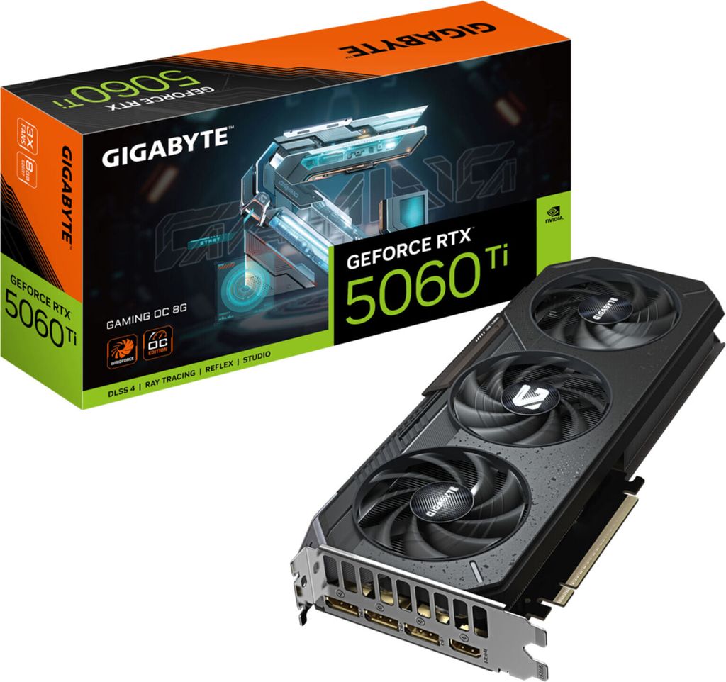Gigabyte RTX 5060 Ti GAMING OC 8GB Grafikkarte